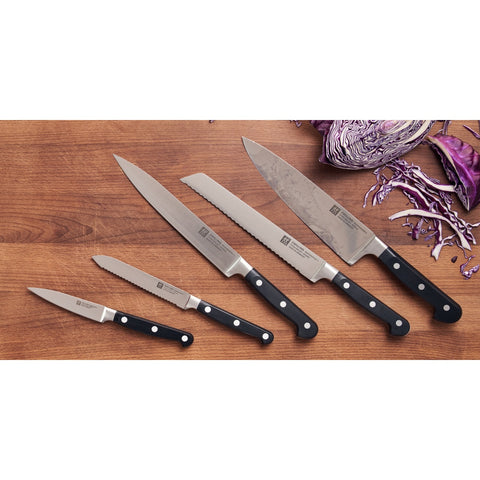 ZWILLING Professional S 7-Piece Knife Block Set (35666-000) with Natural Bamboo Block