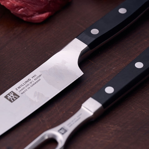 ZWILLING Pro 2-pc Carving Knife & Fork Set - 1002867