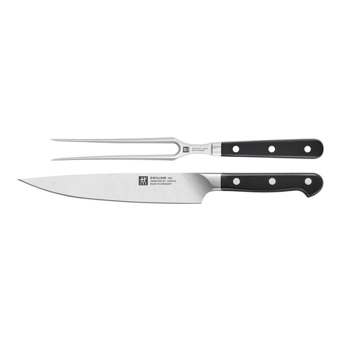 ZWILLING Pro 2-pc Carving Knife & Fork Set - 1002867