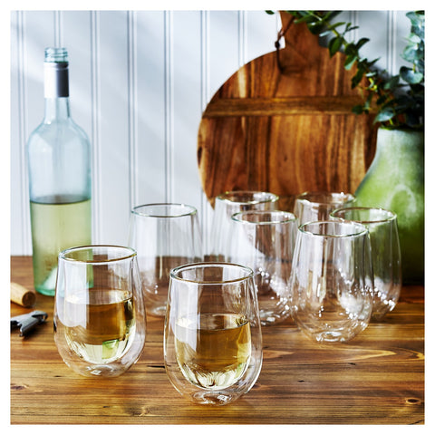 ZWILLING J.A. HENCKELS 1008606 Sorrento 10 oz Double-Wall Stemless White Wine Glass