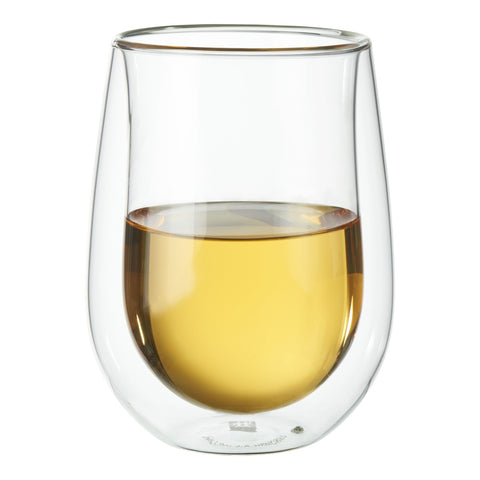 ZWILLING J.A. HENCKELS 1008606 Sorrento 10 oz Double-Wall Stemless White Wine Glass