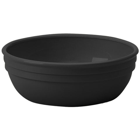 Cambro 100CW110 Camwear 12.5 oz. Black Polycarbonate Nappie Bowl