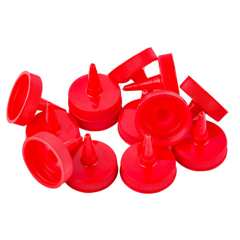 Tablecraft Products 100TK Red Cone Tip Cap for 38mm Squeeze Bottles