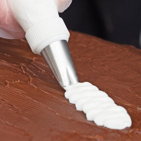 Ateco 100 Ruffle Piping Tip - Double Ribbon Decorating Tip
