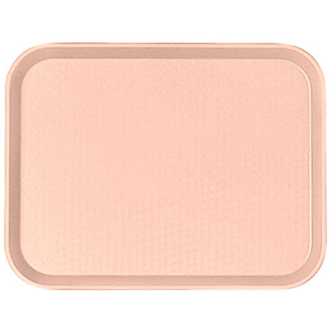 Cambro 1014FF106 10" x 14" Light Peach Fast Food Tray