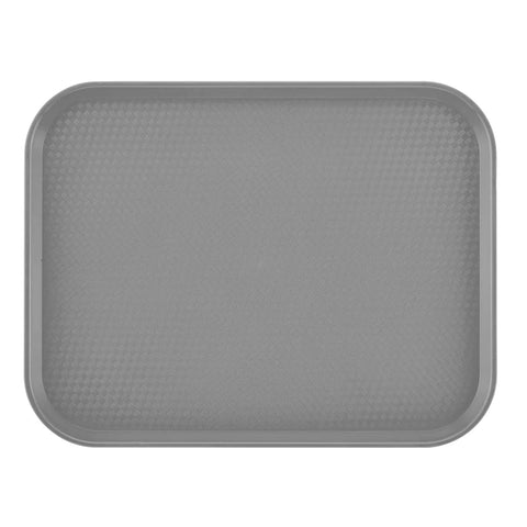 Cambro 1014FF107 Pearl Gray Polypropylene Fast Food Tray, 13 9/16" x 10 7/16"