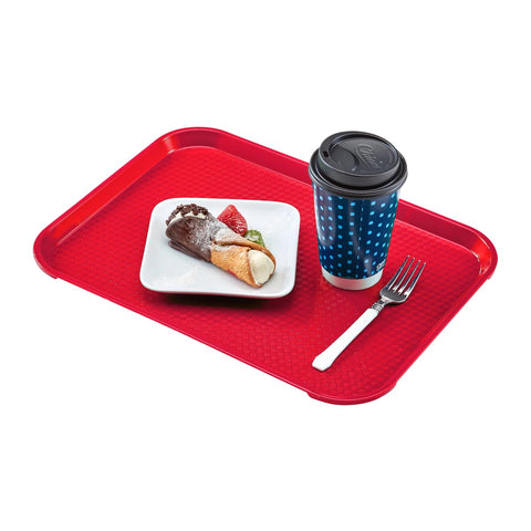 Cambro 1014FF166 Fast Food Tray, Orange, 10-7/16" x 13-9/16"