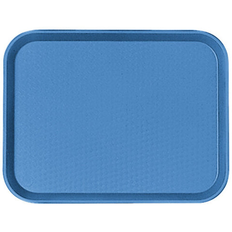 Cambro 1014FF168 Blue Polypropylene Fast Food Tray 10" x 14"