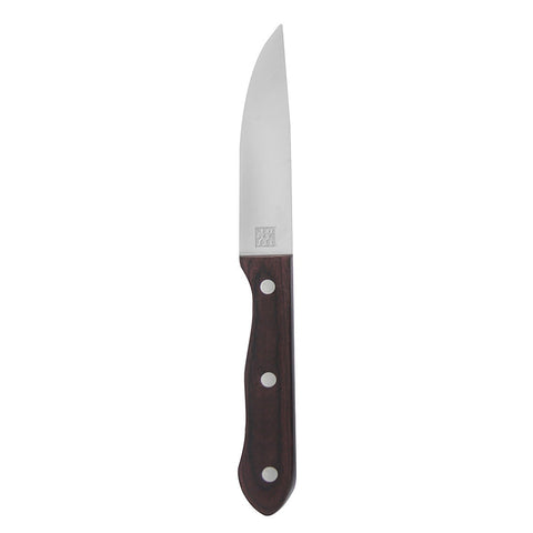 ZWILLING J.A. Henckels 1019393 Dark Brown Pakka Wood Jumbo Fine Edge Steak Knife Set