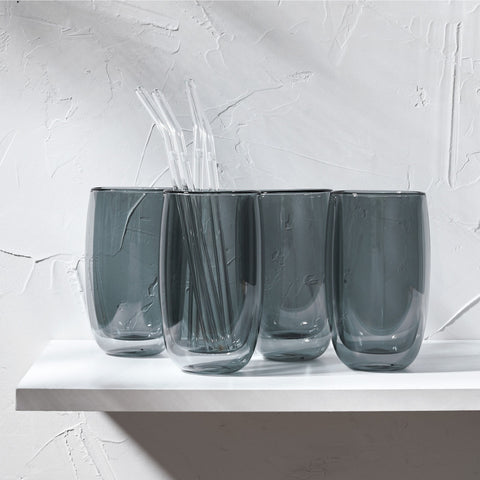 ZWILLING 1019460 Sorrento Double Wall Borosilicate Beverage Glass Set