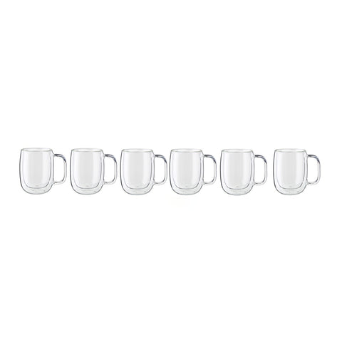 ZWILLING 1019462 Sorrento Plus Double-Wall Glass Cappuccino Mug Set