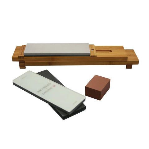 Zwilling 1020557 Kramer 6-Piece Glass Water Stone Sharpening Set