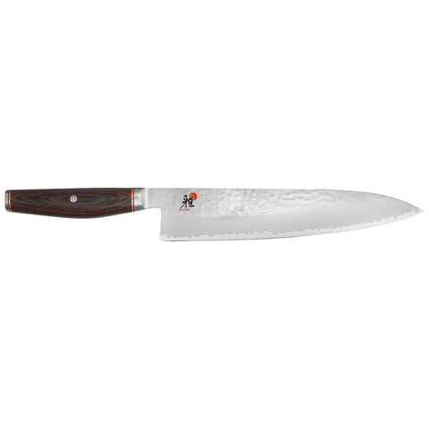 Miyabi 1024329 Artisan 9.5" Chef's Knife with Brown Cocobolo Pakkawood Handle