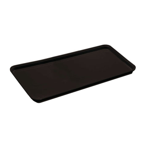 Cambro 1030MT110 Black Fiberglass Market Display Tray 10" x 30"