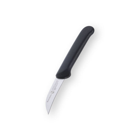 Messermeister 103/B Black Bird's Beak Paring Knife with Matching Sheath, 2.5"