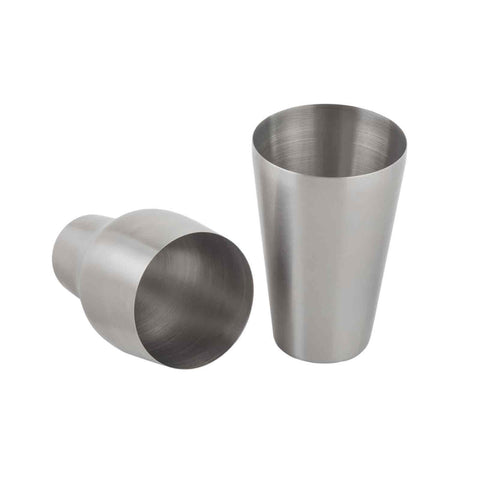 TableCraft 10520 20 oz. Premium 2-Piece Brushed Stainless Steel Cocktail Shaker