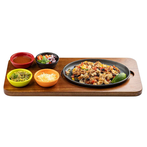 Tablecraft Products 10709 Rectangular Acacia Fajita Serving Board