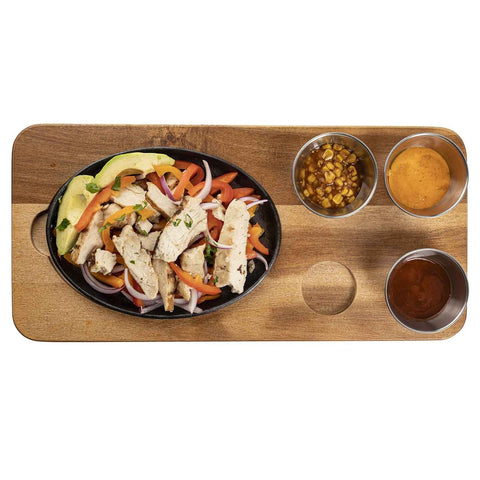 Tablecraft Products 10709 Rectangular Acacia Fajita Serving Board