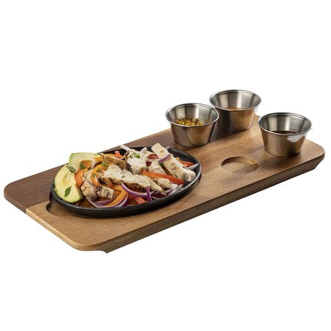 Tablecraft Products 10709 Rectangular Acacia Fajita Serving Board
