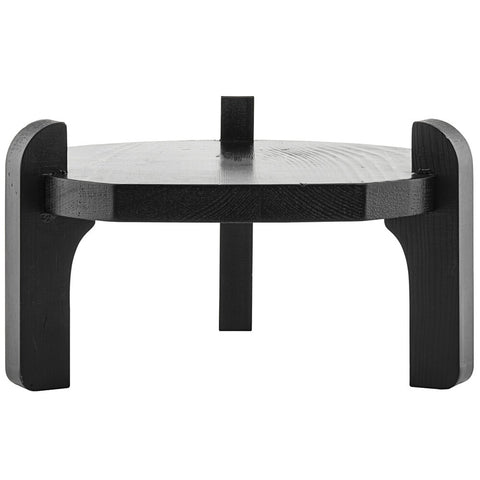 Tablecraft Products 10756 Black Pinewood Beverage Dispenser Stand
