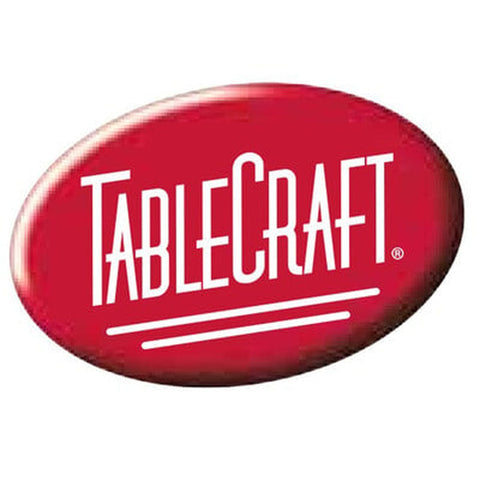 TableCraft 1075R 8" Red Round Serving Plastic Basket