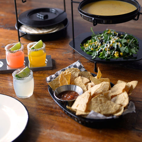 TableCraft 1084BK Black Jumbo Oval Polypropylene Serving Basket