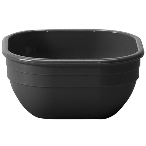 Cambro 10CW110 Camwear 9.4 oz. Black Square Polycarbonate Bowl