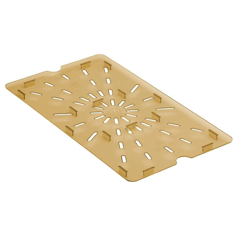 Cambro 10HPD150 H-Pan Full Size Amber High Heat Drain Shelf