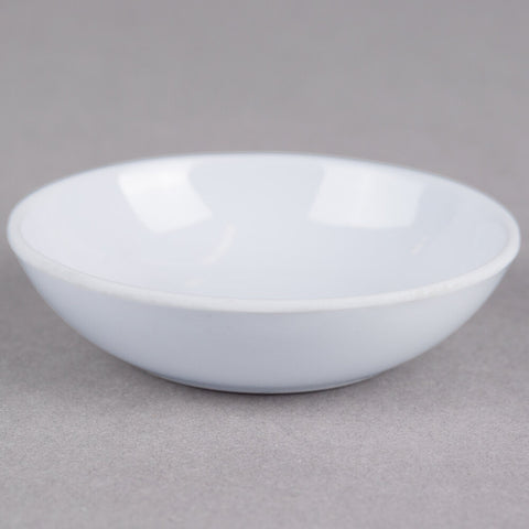 Thunder Group 1101TW Imperial 1 oz. White Coupe Melamine Sauce Dish