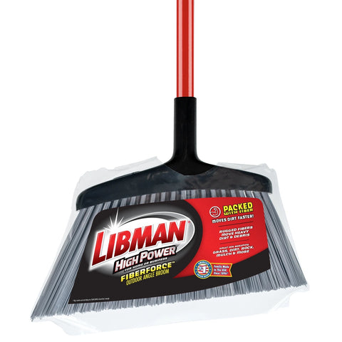 Libman Commercial 1102 FiberForce Outdoor Angle Broom