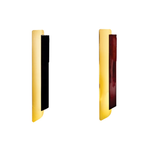 Franmara 1105-BU Waiter's Crumb Scraper with Gold Anodized Blade
