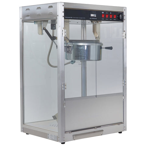 Benchmark USA 11147 Silver Screen 14 oz Countertop Popcorn Machine, 120V