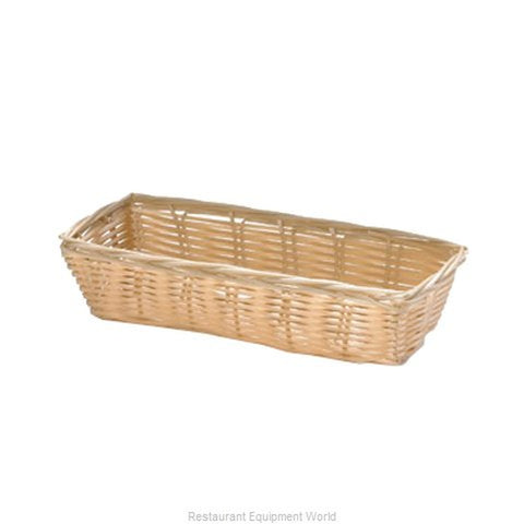 TableCraft Products 1116W Hand-Woven Rectangular Polypropylene Basket