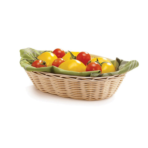 TableCraft Products 1171W 7" Oval Natural Serving Basket