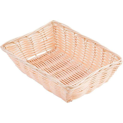 TableCraft Products 1172W Rectangular Woven Poly Cord Basket, 9 x 6 x 2-1/2 in