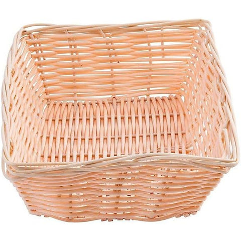 TableCraft Products 1172W Rectangular Woven Poly Cord Basket, 9 x 6 x 2-1/2 in