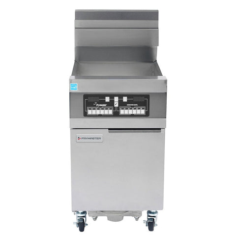Frymaster/Dean 11814GF Oil Conserving 63 lb. Natural Gas Floor Fryer with CM3.5 Controls and Built-In Filtration System, 119,000 BTU