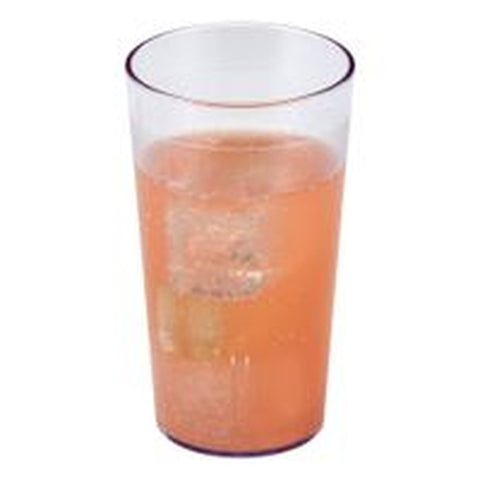 Cambro 1200P152 Colorware 12.6 oz. Clear SAN Plastic Tumbler