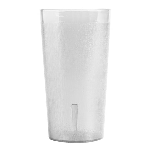 Cambro 1200P152 Colorware 12.6 oz. Clear SAN Plastic Tumbler