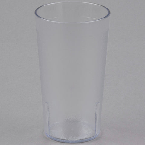 Cambro 1200P2152 Colorware 12.6 oz Clear SAN Plastic Tumbler