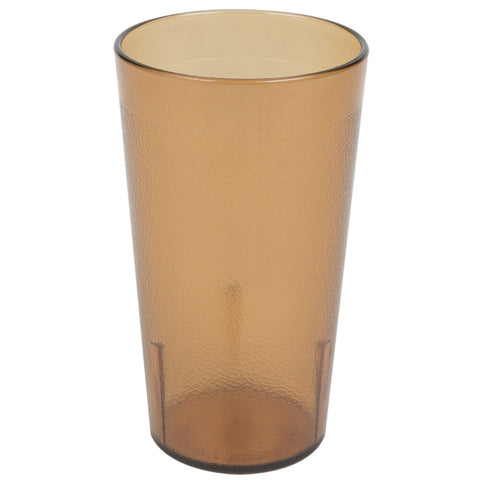 Cambro 1200P2153 Colorware 12.6 oz. Amber SAN Plastic Tumbler