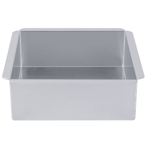 Ateco 12088 8" x 8" x 3" Aluminum Square Straight-Sided Cake Pan