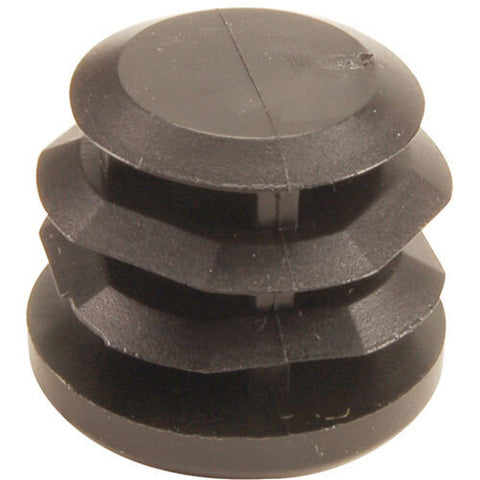 AllPoints 1211100 Round Inside Cap for 7/8" OD Tubing, Black Plastic
