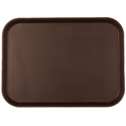 Cambro 1216CT138 Camtread Non-Skid Fiberglass Serving Tray, 12" x 16\" Tavern Tan