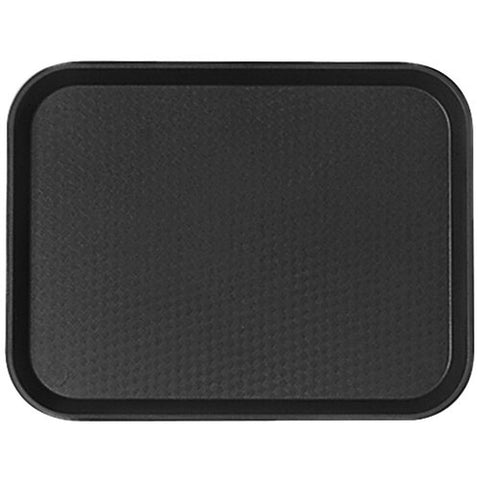 Cambro 1216FF110 12" x 16" Black Customizable Fast Food Tray