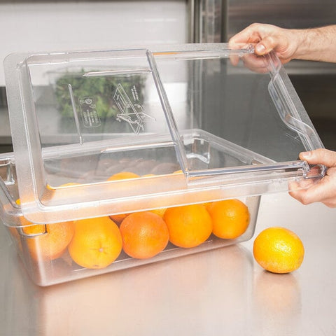 Cambro 1218SCCW135 Camwear SlidingLid 12" x 18" Clear Polycarbonate Food Storage Box Lid