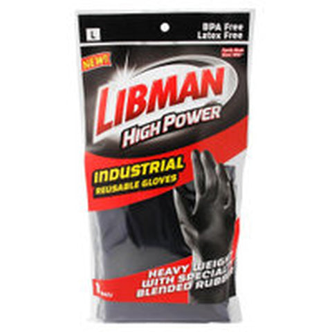 Libman Commercial 1244 Industrial Grade Rubber Gloves