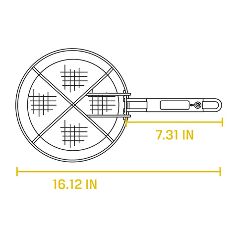 Lodge 12FB2 Deep Fry Basket, 11.5-Inch Nickel-Plated Steel