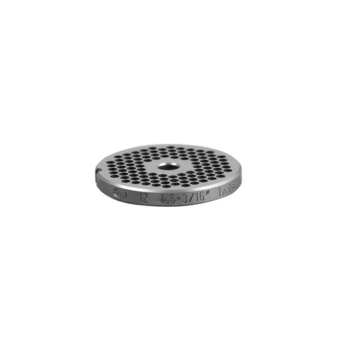 Alfa International 12 1/2 HBLS L&W Hubless Chopper Plate, Hub Size #12, 1/2" Hole