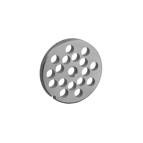 Alfa International 12 3/8 HBLS Hubless Meat Grinder Plate, Size 12, 3/8" Holes
